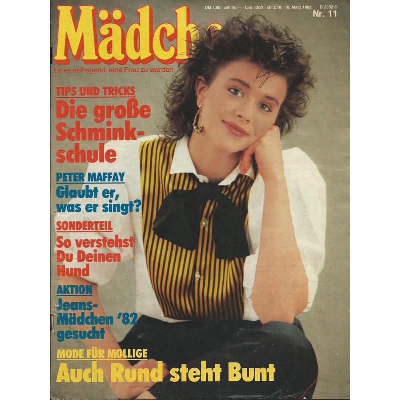 Mädchen Nr.11 /  10 März 1982 - Auch Rund steht Bunt!