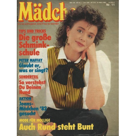 Mädchen Nr.11 /  10 März 1982 - Auch Rund steht Bunt!