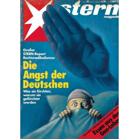 stern Heft Nr.40 / 24 September 1992 - Rechtsradikalismus
