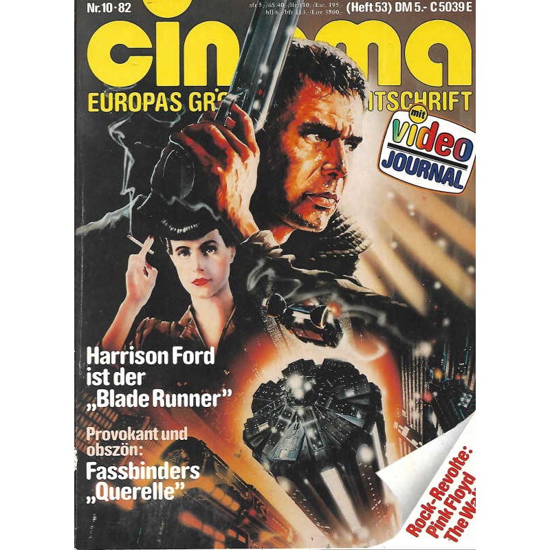 CINEMA 10/82 Oktober 1982 - Blade Runner