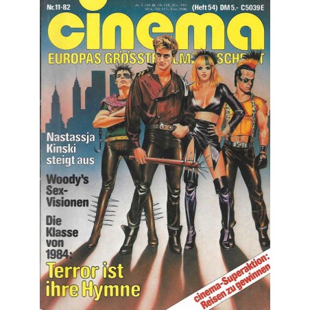 CINEMA 11/82 November 1982 - Terror ist ihre Hymne