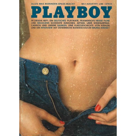 Playboy Nr.8 / August 1975 - Playmate Raphaela Nöcker