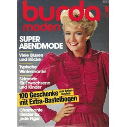 burda Moden 11/November 1982 - Super Abendmode