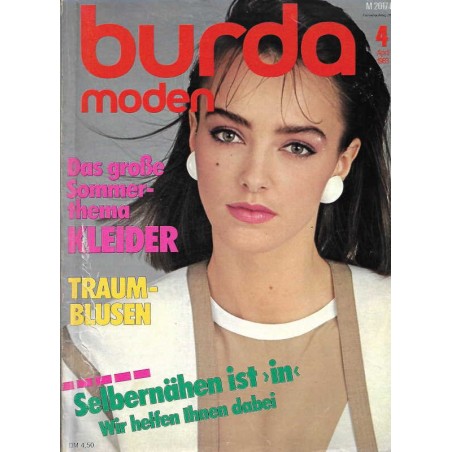 burda Moden 4/April 1983 - Sommerthema Kleider