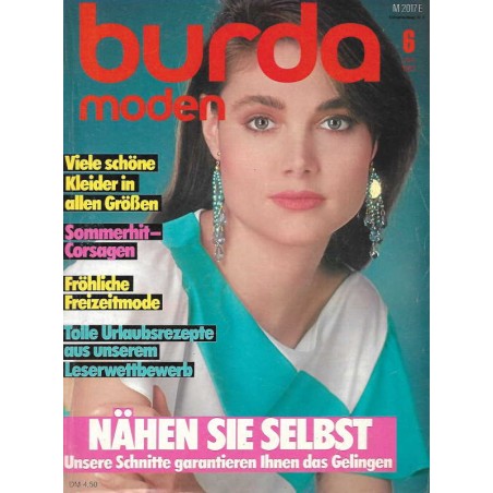 burda Moden 6/Juni 1983 - Nähen Sie selbst
