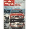 auto motor & sport Heft 12 / 8 Juni 1968 - Test Ford 20M RS