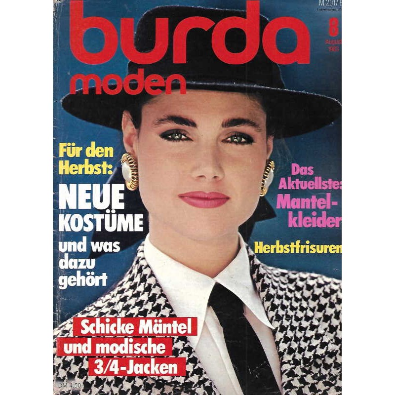 burda Moden 8/August 1983 - Neue Kostüme