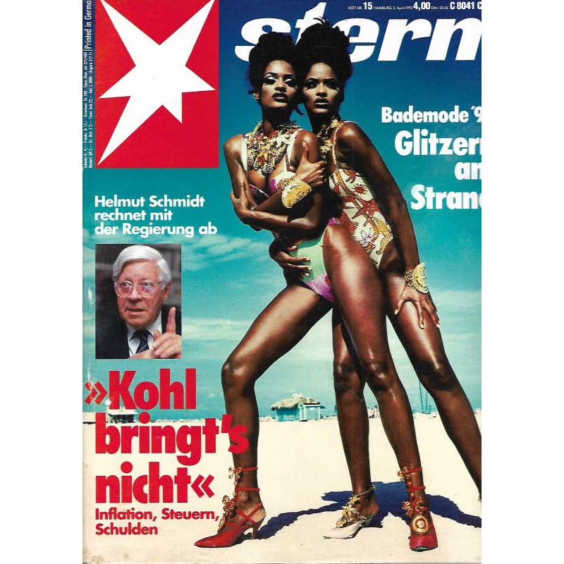 stern Heft Nr.15 / 2 April 1992 - Glitzern am Strand
