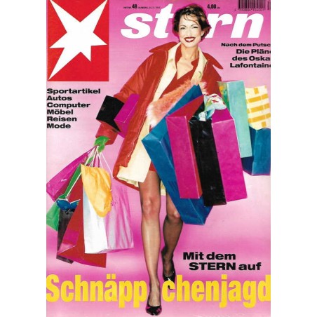 stern Heft Nr.48 / 23 November 1995 - Schnäppchenjagd