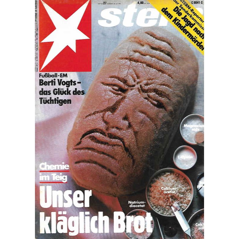 stern Heft Nr.27 / 25 Juni 1992 - Unser kläglich Brot