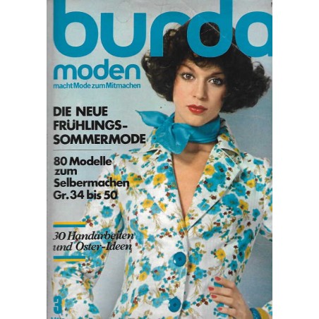 burda Moden 3/März 1975 - Frühlings Sommermode