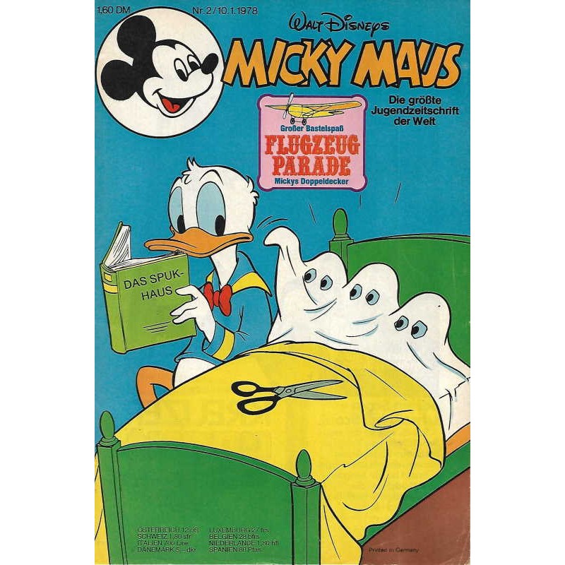 Micky Maus Nr. 2 / 10 Januar 1978 - Das Spukhaus