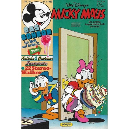 Micky Maus Nr. 18 / 27 April 1985 - Das Bonbon