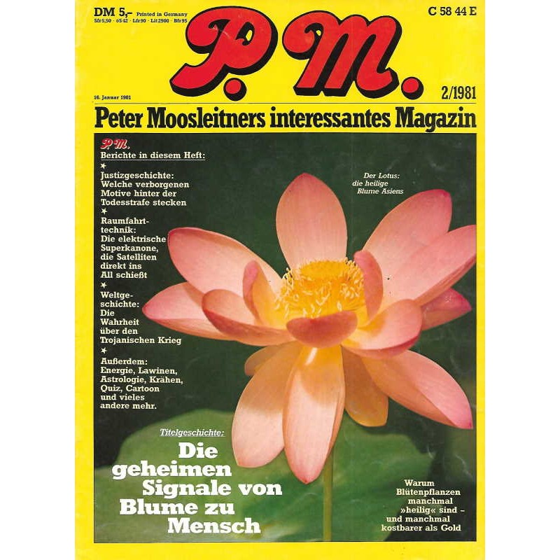 P.M. Ausgabe Februar 2/1981 - Die geheimen Signale von ...