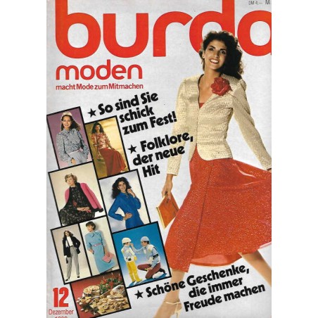 burda Moden 12/Dezember 1980 - So sind Sie schick zum Fest!