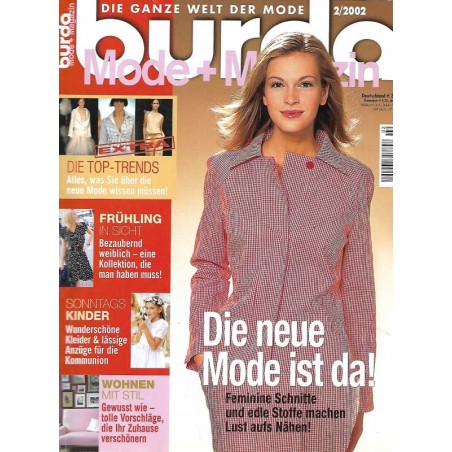 burda Moden 2/Februar 2002 - Die neue Mode ist da!