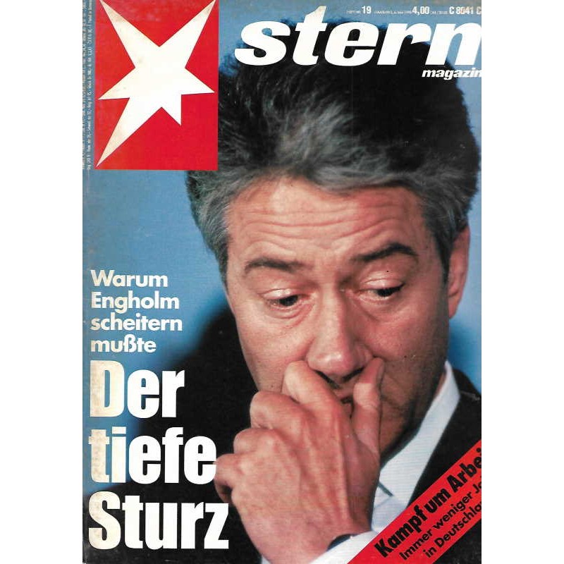 stern Heft Nr.19 / 6 Mai 1993 - Der tiefe Sturz