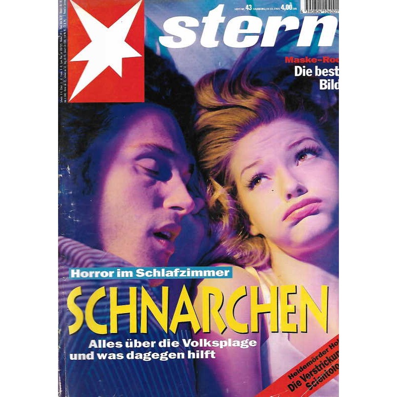 stern Heft Nr.43 / 19 Okt 1995 - Horror im Schlafzimmer