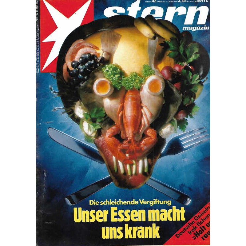 stern Heft Nr.42 / 11 Okt 1990 - Unser Essen