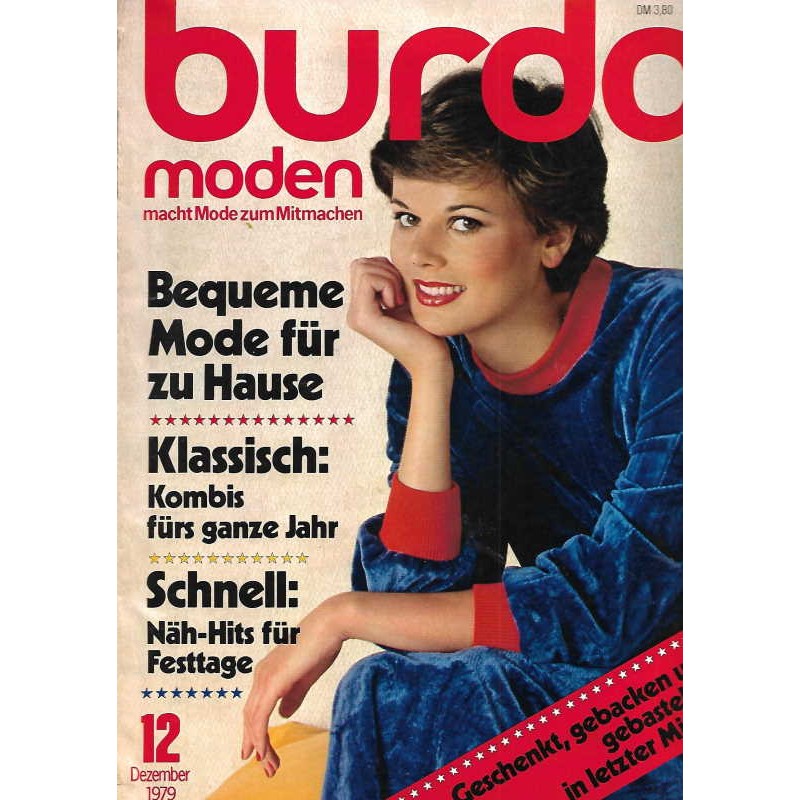burda Moden 12/Dez 1979 - Bequeme Mode