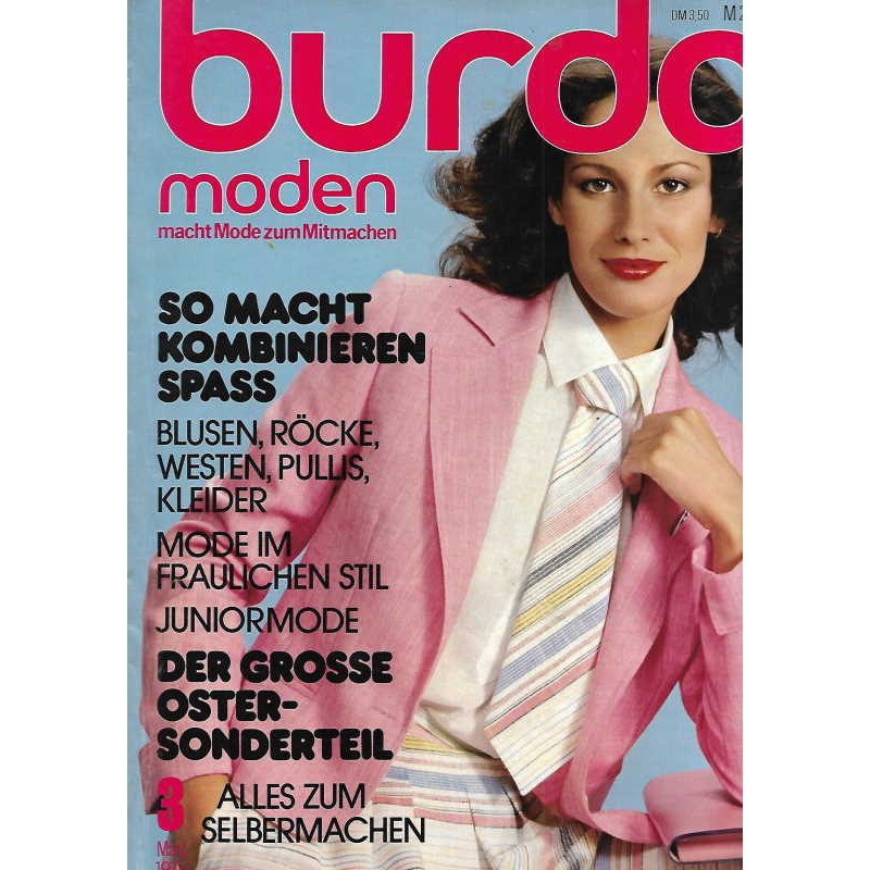 burda Moden 3/März 1978 - So macht kombinieren Spaß