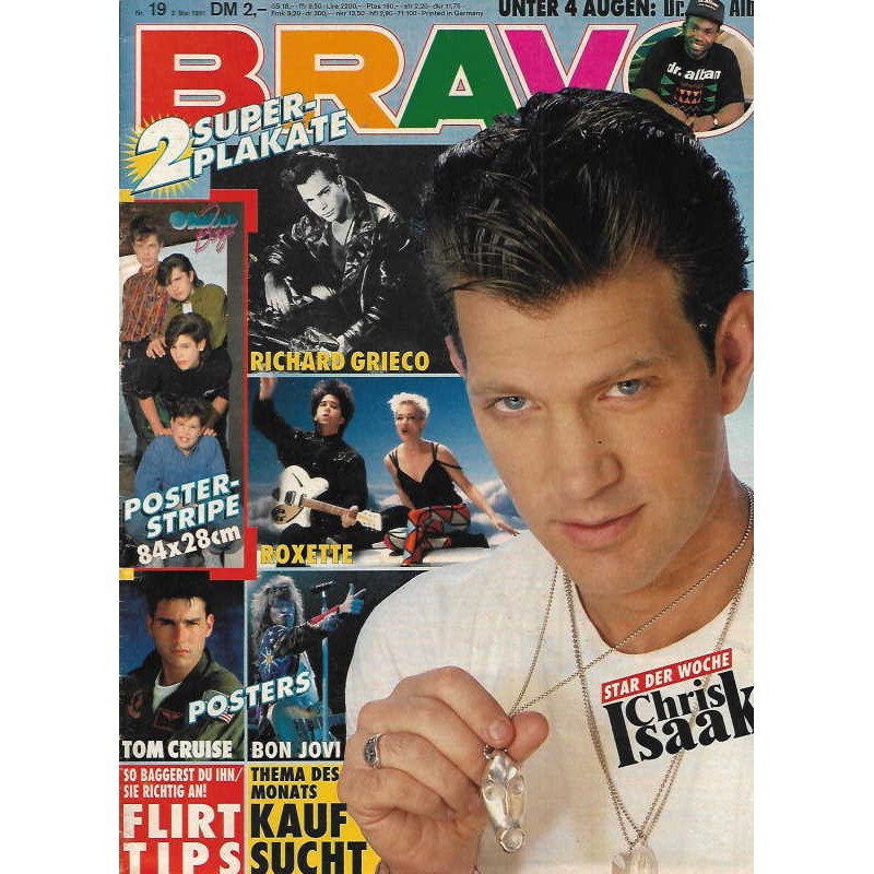 BRAVO Nr.19 / 2 Mai 1991 - Chris Isaak