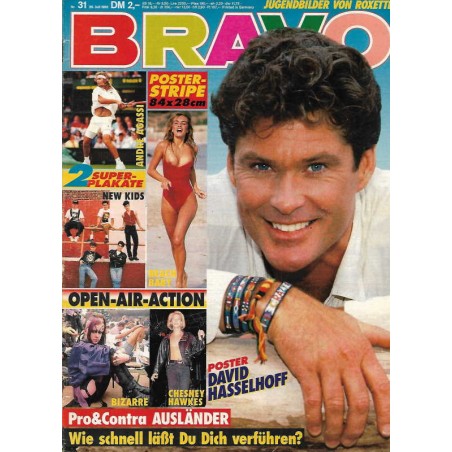 BRAVO Nr.31 / 25 Juli 1991 - David Hasselhoff