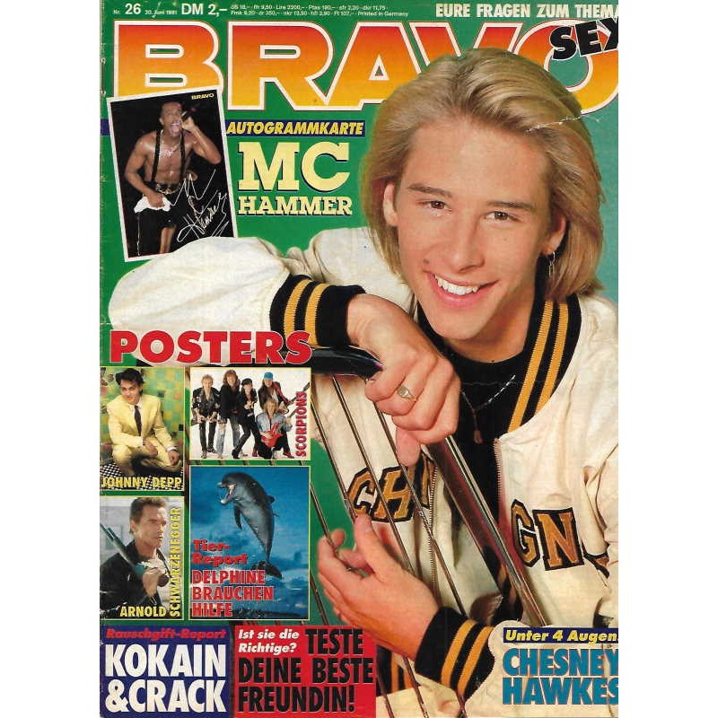 BRAVO Nr.26 / 20 Juni 1991 - Chesney Hawkes