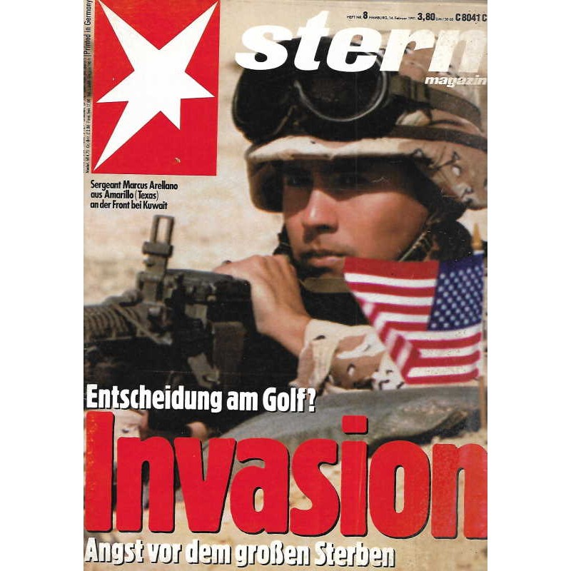 stern Heft Nr.8 / 14 Februar 1991 - Invasion