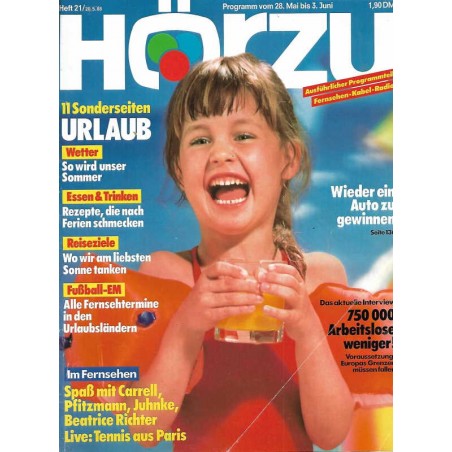 HÖRZU 21 / 28 Mai bis 3 Juni 1988 - Urlaub