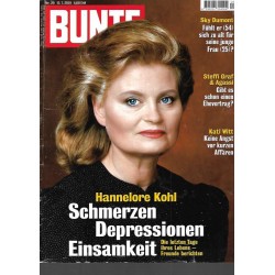 BUNTE Nr.29 / 12 Juli 2001 - Hannelore Kohl