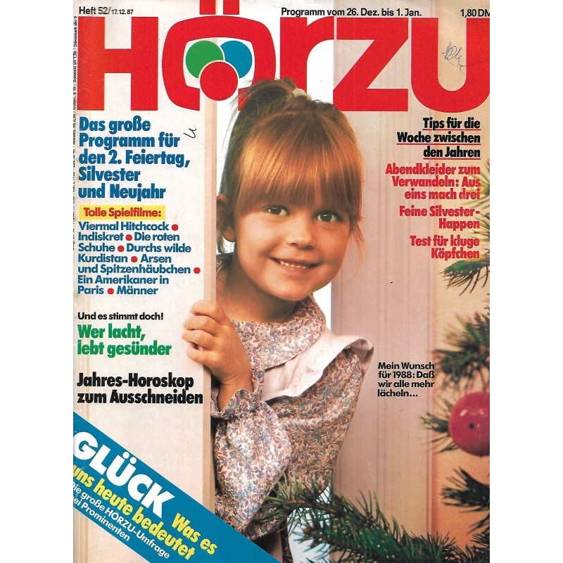 HÖRZU 52 / 26 Dez. bis 1 Jan. 1987 - Mein Wunsch für 1988
