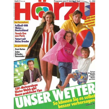 HÖRZU 21 / 27 Mai bis 2 Juni 1989 - Unser Wetter