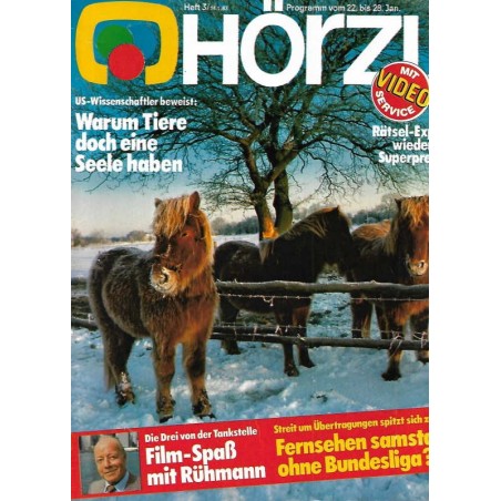 HÖRZU 3 / 22 bis 28 Januar 1983 - Tiere haben eine Seele