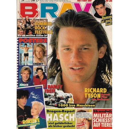 BRAVO Nr.24 / 6 Juni 1991 - Richard Tyson