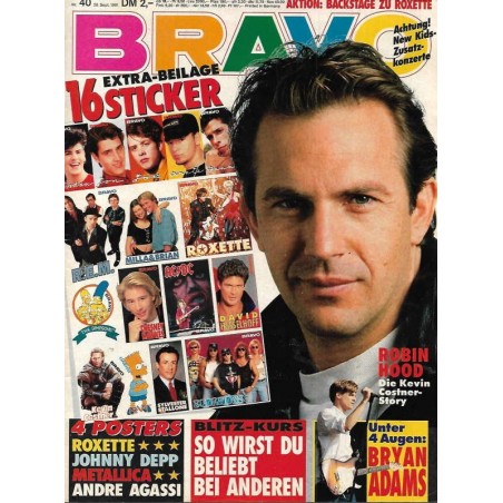 BRAVO Nr.40 / 26 September 1991 - Robin Hood / Kevin Costner