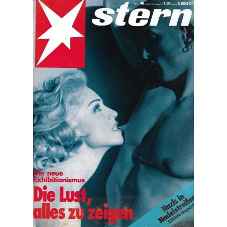 stern Heft Nr.46 / 5 November 1992 - Die Lust, alles zu zeigen