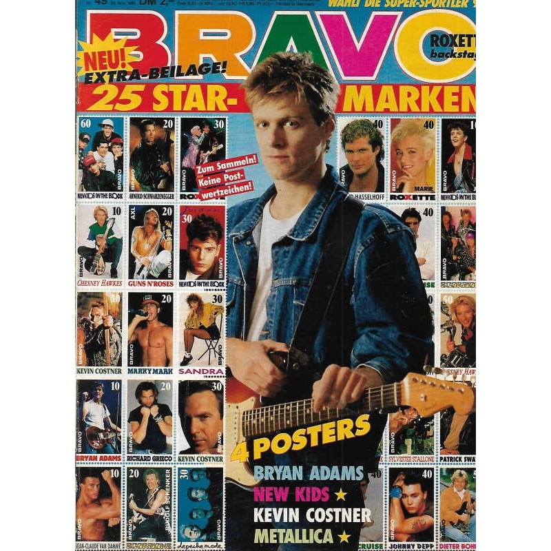 BRAVO Nr.49 / 28 November 1991 - Bryan Adams