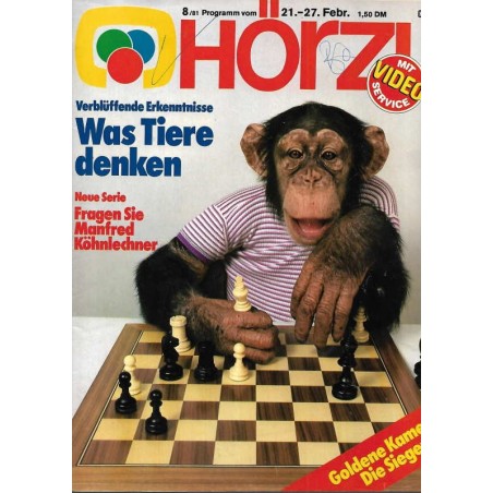 HÖRZU 8 / 21 bis 27 Februar 1981 - Was Tiere denken