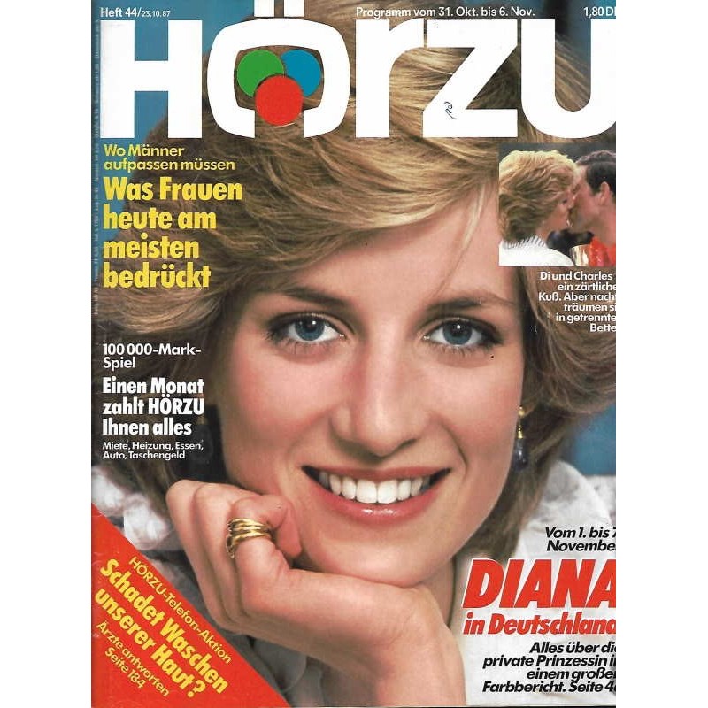 HÖRZU 44 / 31 Okt. bis 6 Nov. 1987 - Diana in Deutschland