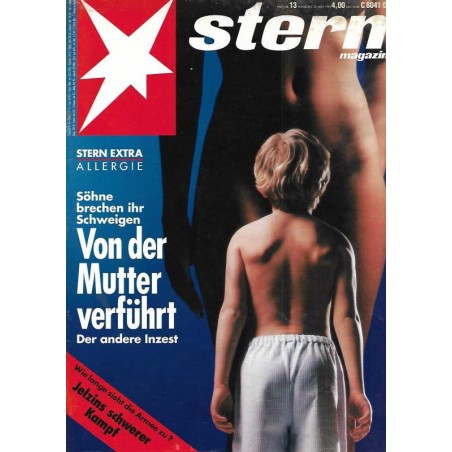 stern Heft Nr.13 / 25 März 1993 - Von der Mutter verführt