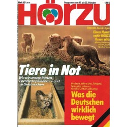 HÖRZU 42 / 17 bis 23 Oktober 1987 - Tiere in Not!