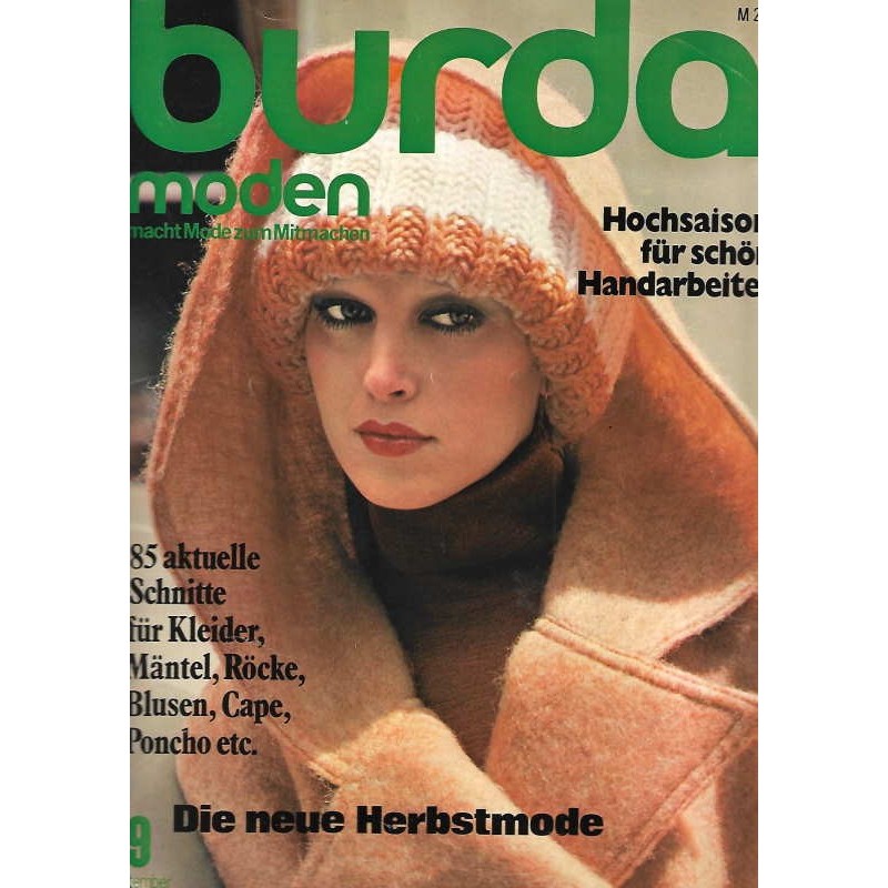 burda Moden 9/September 1975 - Die neue Herbstmode