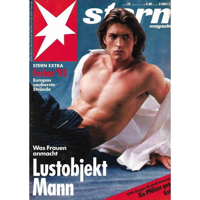 stern Heft Nr.25 / 17 Juni 1993 - Lustobjekt Mann