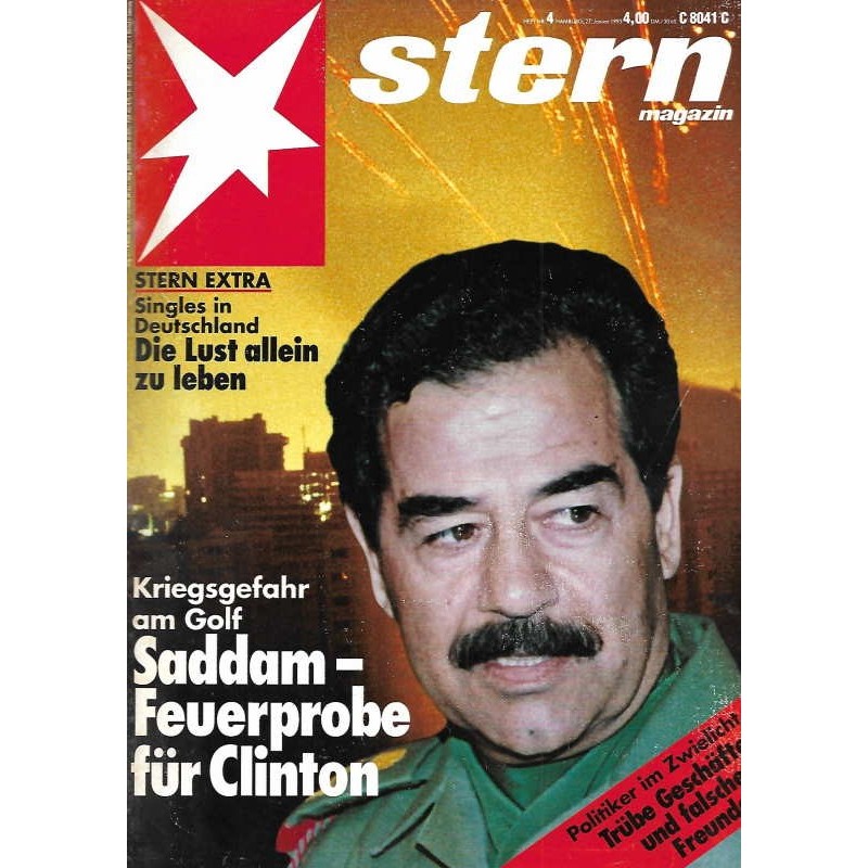 stern Heft Nr.4 / 21 Januar 1993 - Kriegsgefahr am Golf