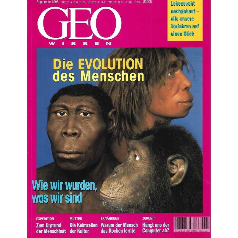Geo Wissen September/1998 - Die Evolution des Menschen