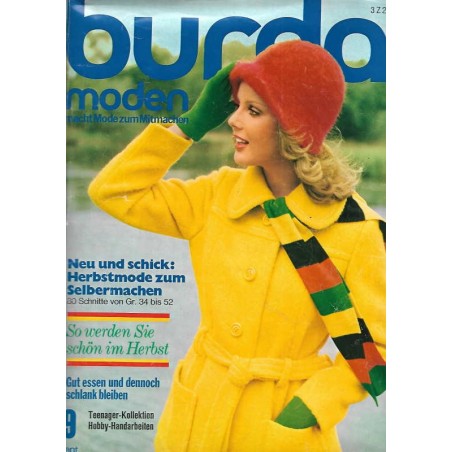 burda Moden 9/September 1972 - Herbstmode zum Selbermachen