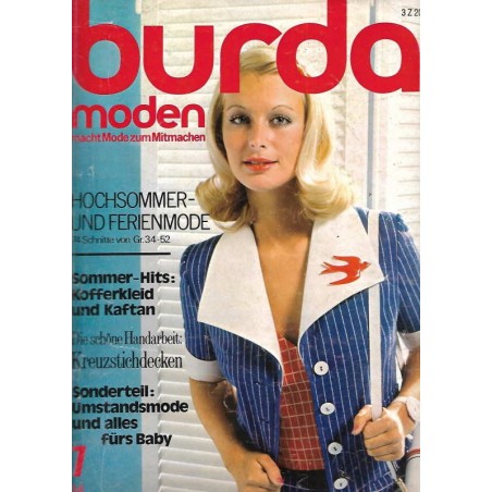 burda Moden 7/Juli 1972 - Hochsommer & Ferienmode