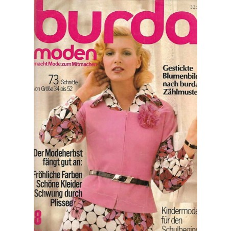 burda Moden 8/August 1972 - Der Modeherbst