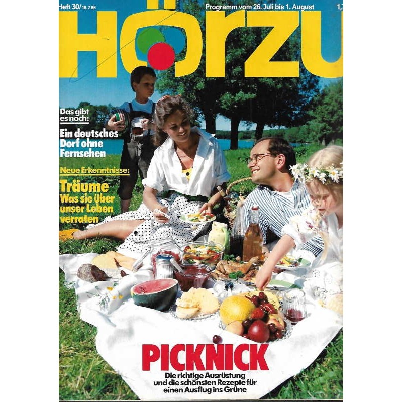 HÖRZU 30 / 26 Juli bis 1 August 1986 - Picknick